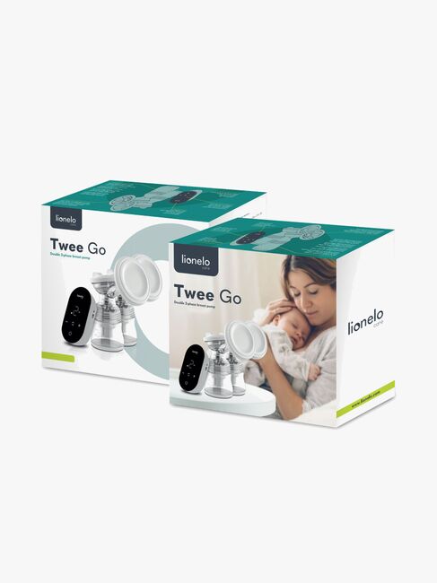 Lionelo Twee Go Elektrisk Dobbelt Brystpumpe, Grey Concrete