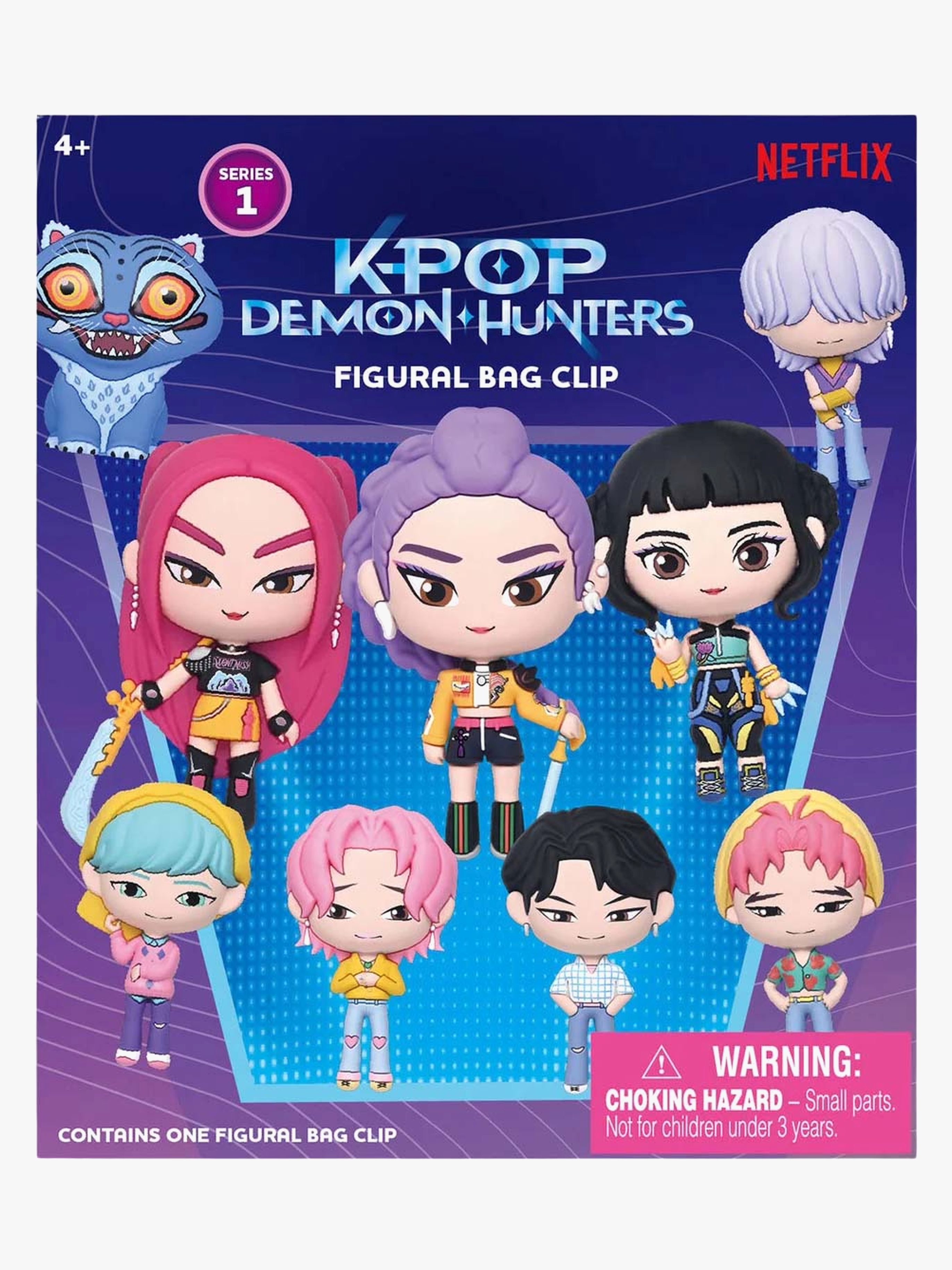 K-Pop Demon Hunters Clip On Figur 1-pack Blandet Udvalg