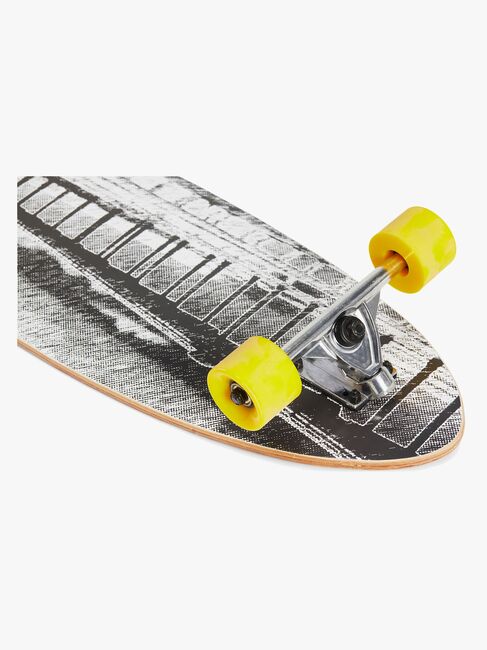 Impulse Longboard, Grå/Gul