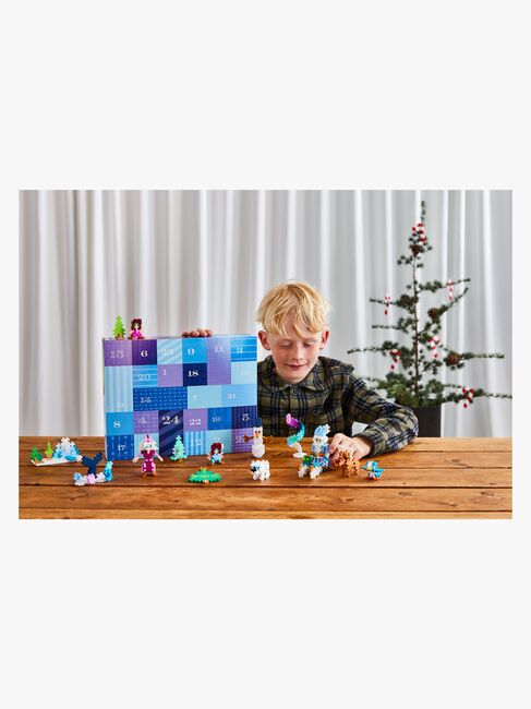 Plus Plus Julekalender 2025 Santa's Northern Lights Adventure