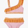 Svea Frilly Bikini, Pink