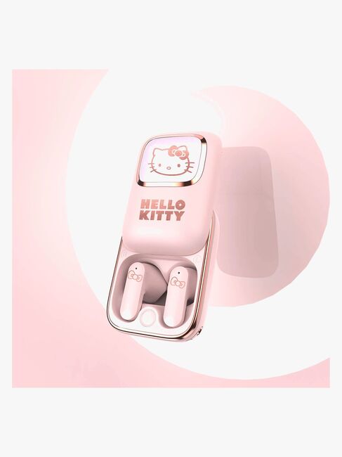 Hello Kitty Høretelefoner In-Ear TWS med LED, Pink