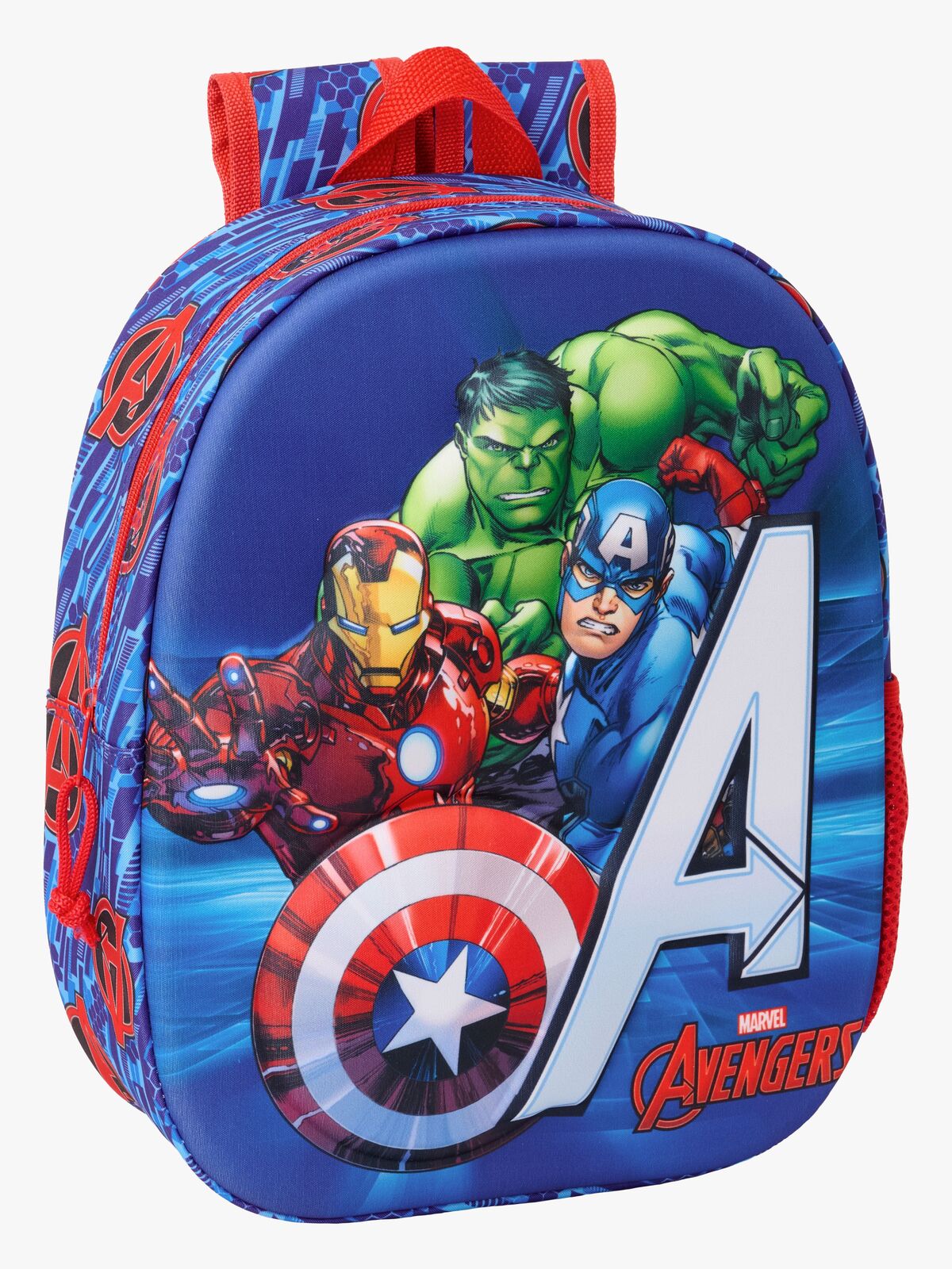 Marvel Avengers 3D Rygsæk 8.5L, Blå