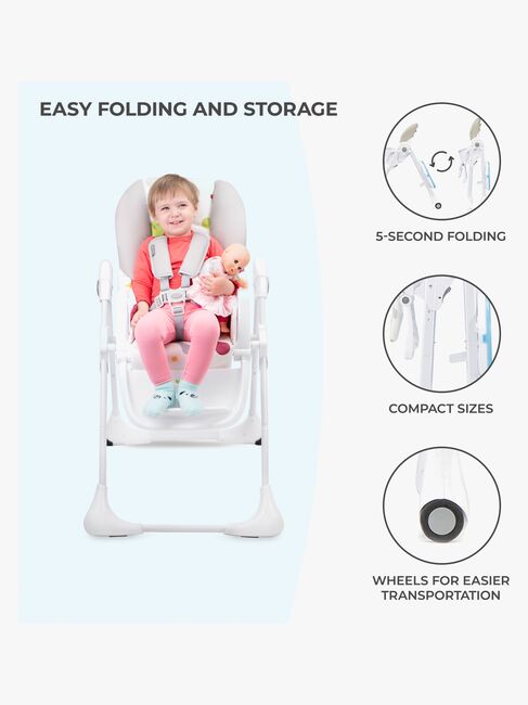 Kinderkraft Højstol YUMMY, Multi