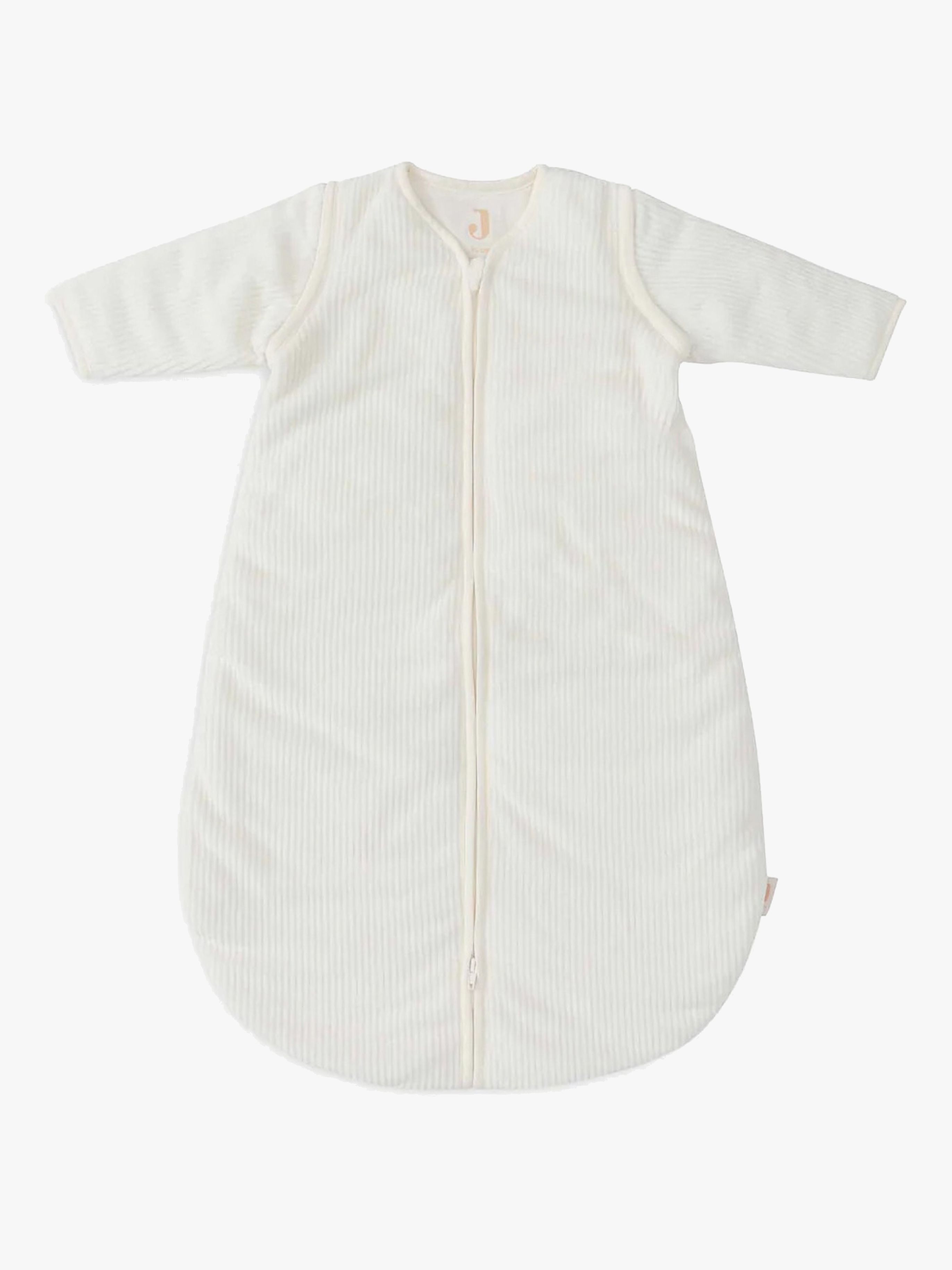 Jollein Sovepose med Aftagelig Ærmer Rundt 90 cm, Rib Ivory