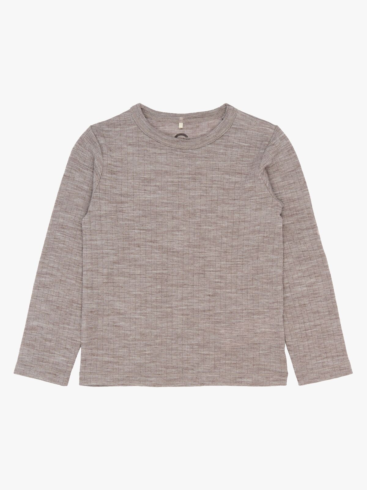 Mikk-Line  Langærmet T-shirt Merinould, Melange Denver
