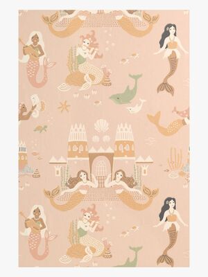 Majvillan Tapet Mermaid Reef, Sweet Pink