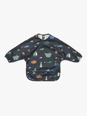 LIEWOOD Merle Cape Hagesmæk med Tryk, Sailing/Classic navy