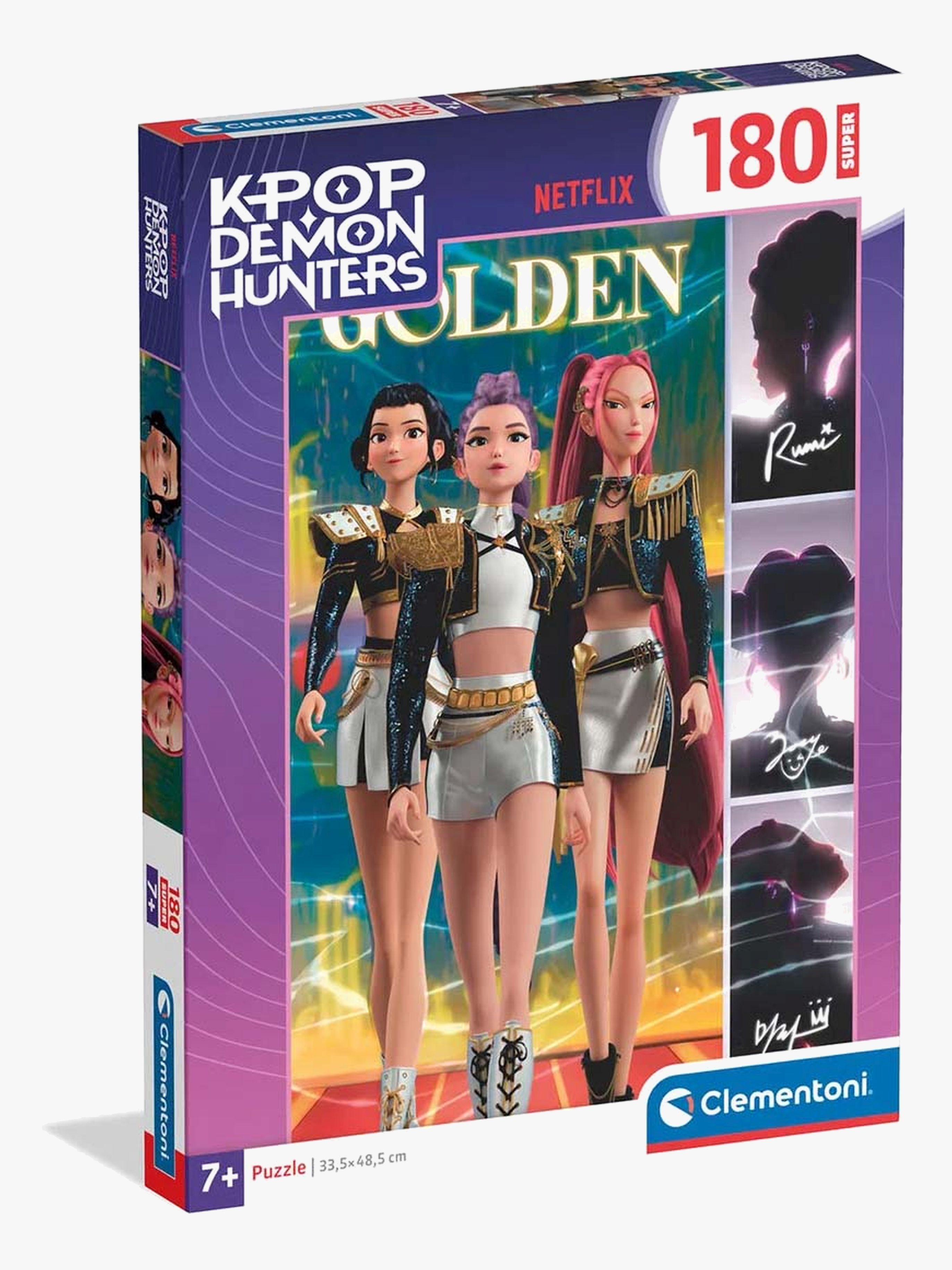 Clementoni K-Pop Demon Hunters Puslespil Super 180 Brikker