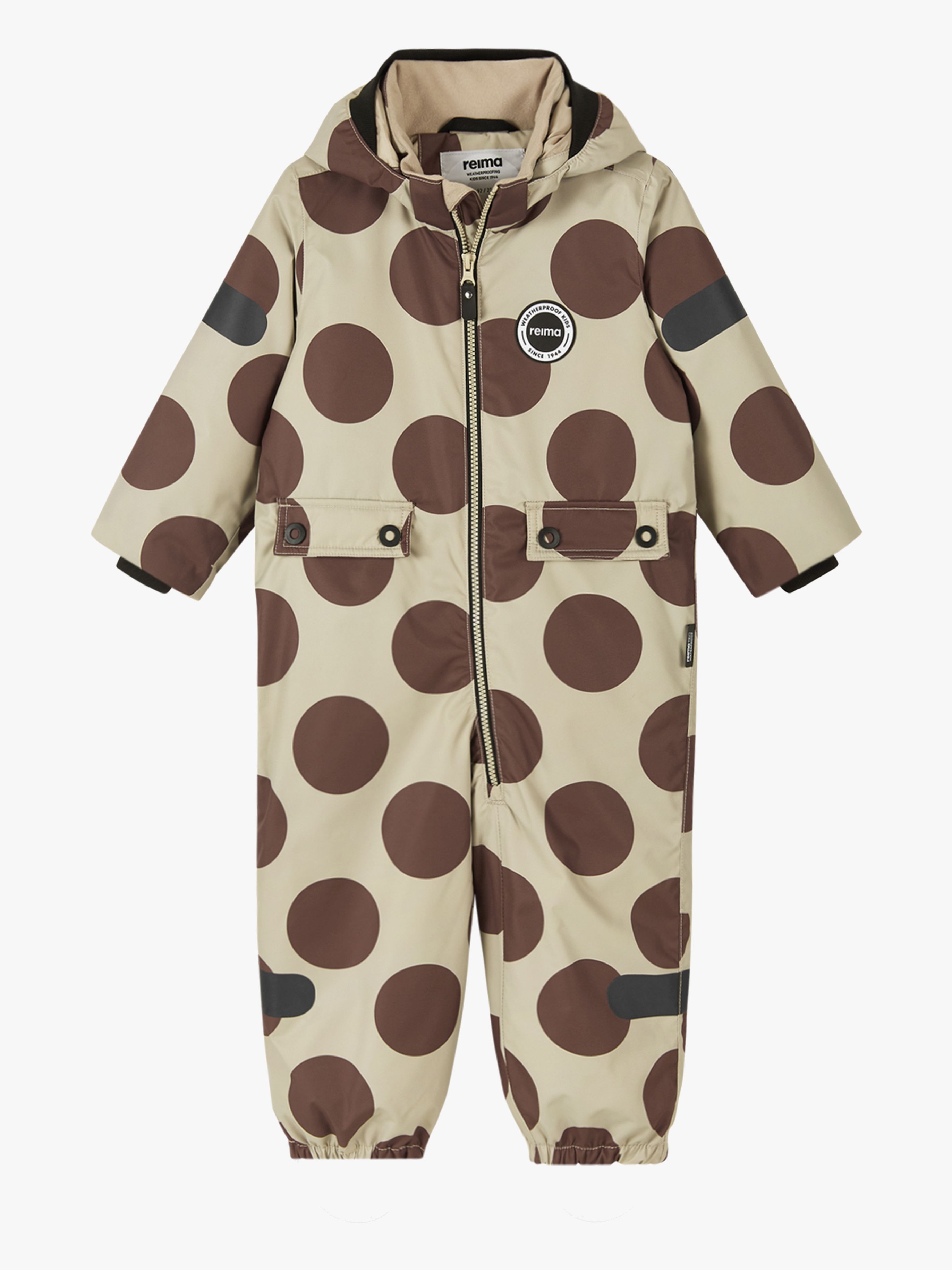 Reima Marte Mid Let Vatteret Baby Heldragt, Earthy Beige, 80