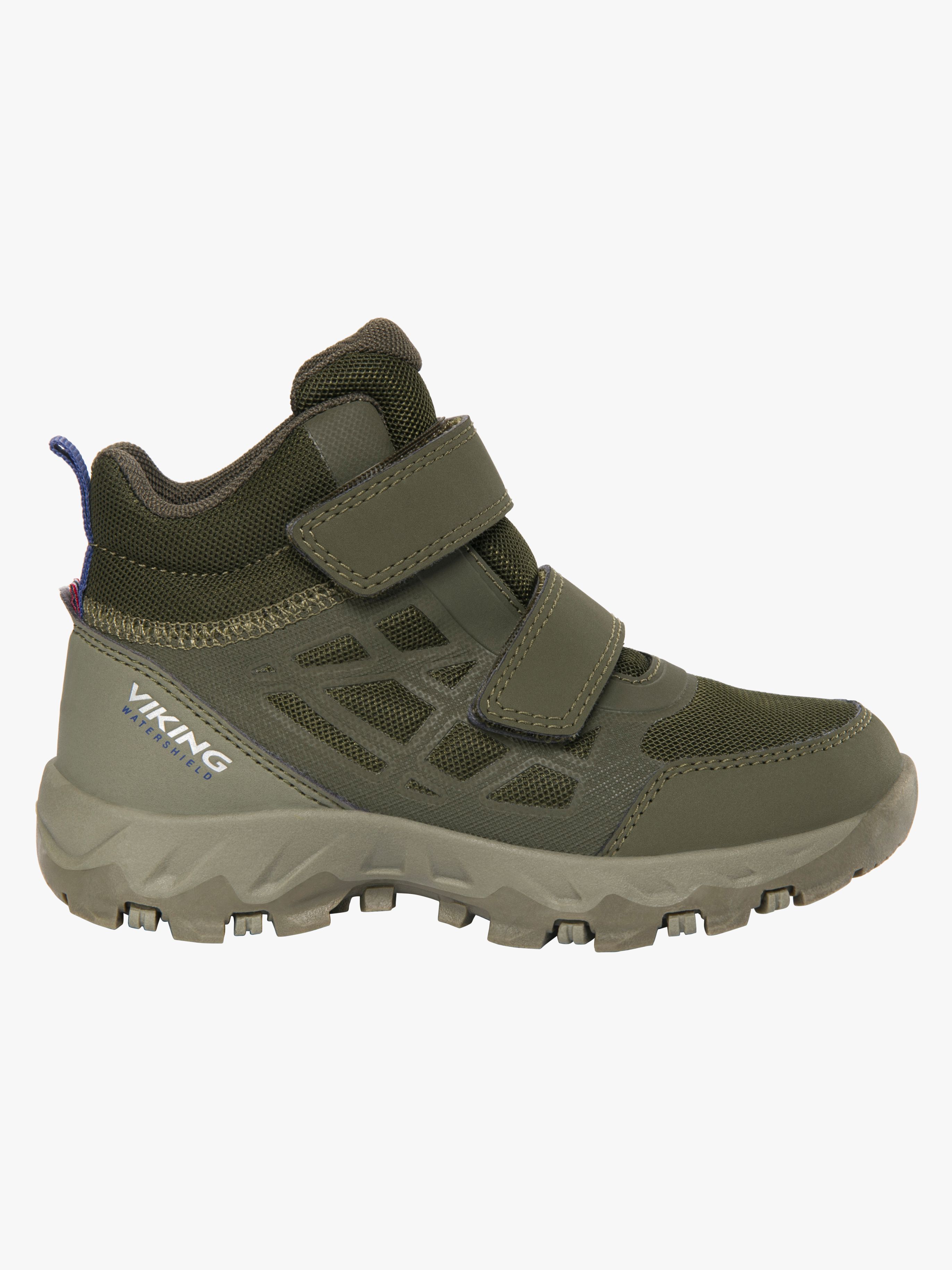 Viking Track Mid WP Sneakers, Olive, 27