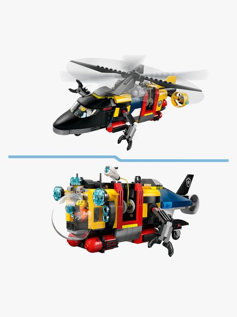 LEGO City 60462 Remix – helikopter, brandbil og ubåd