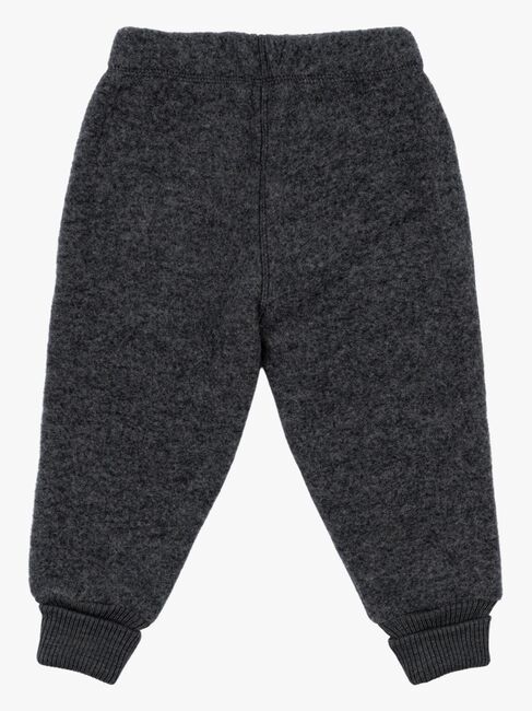Mikk-Line Fleecebukser Baby Merinould, Anthracite Melange