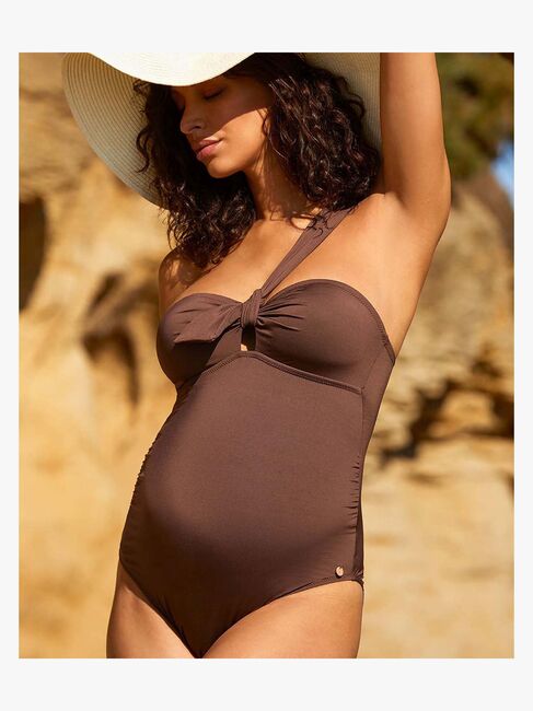 CacheCoeur Cuba Graviditetsbadedragt, Glazed Brown