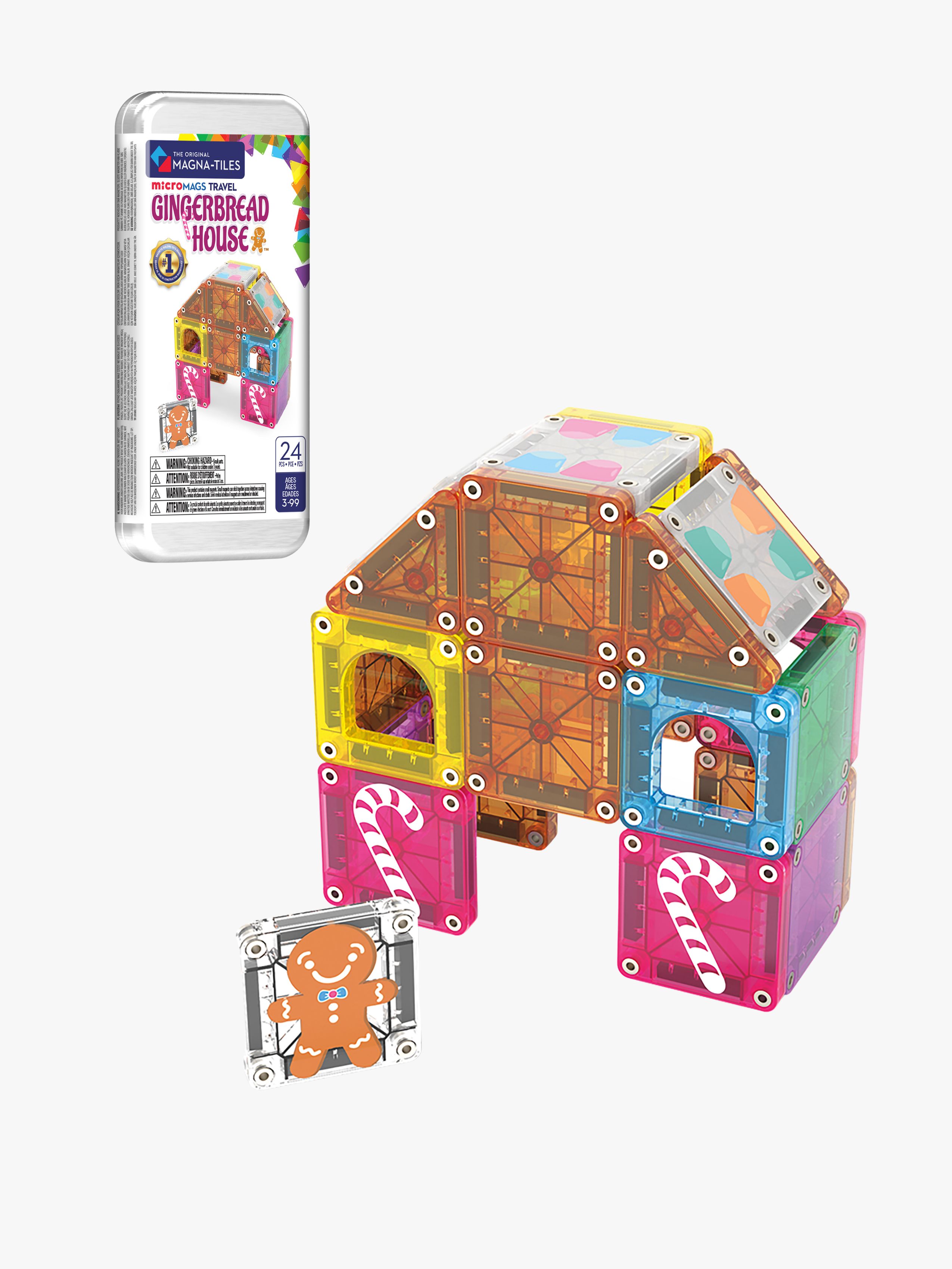 MAGNA-TILES Travel Gingerbread House Byggesæt