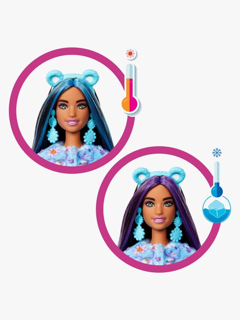 Barbie Cutie Reveal Dukke Care Bears, Lilla