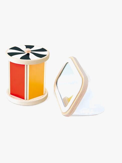 Hape Aktivitetslegetøj Snurrende Tromme med Spejl