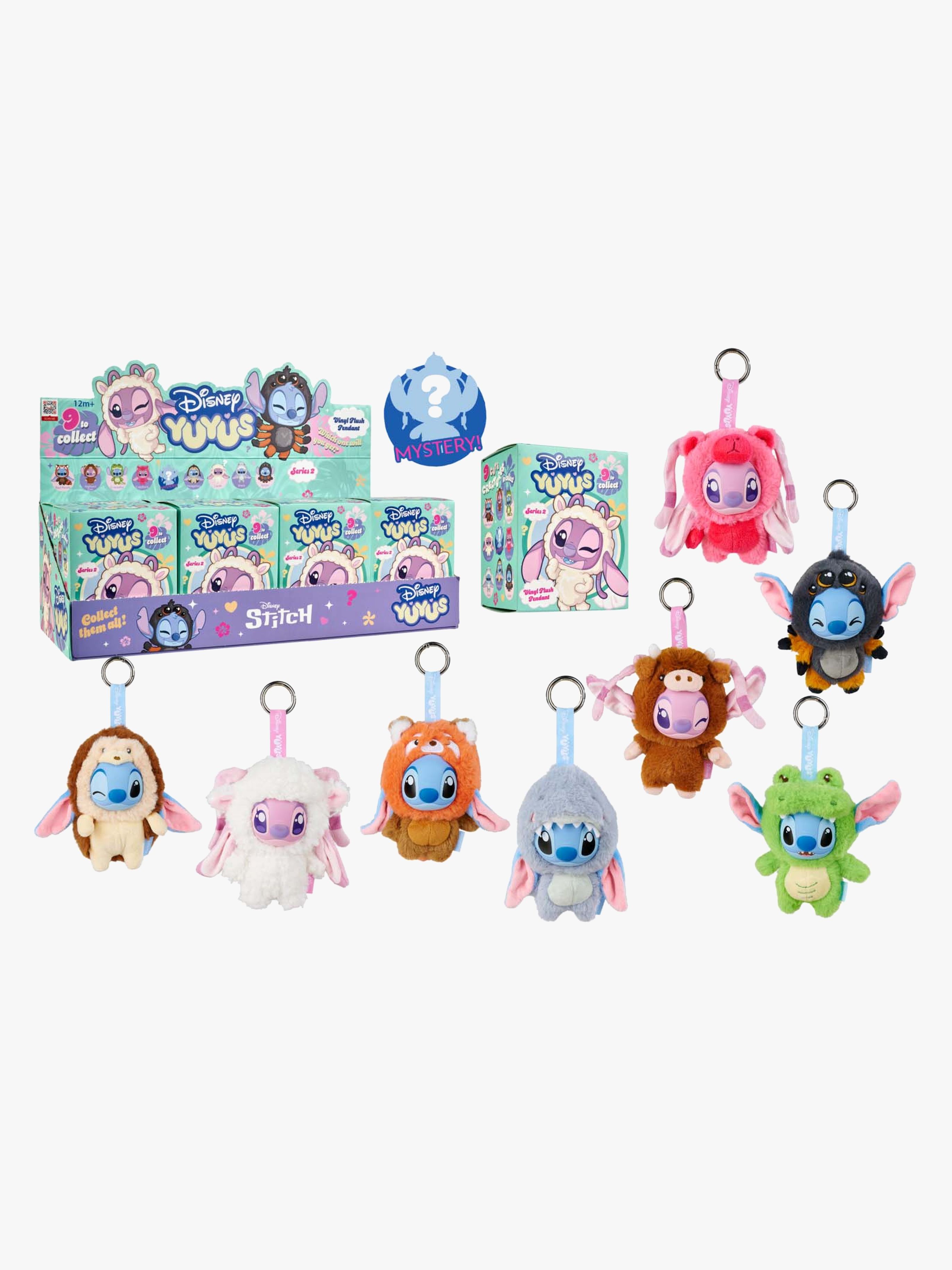 Disney Taskevedhæng Yuyus Stitch Serie 2 Assorteret 12 cm