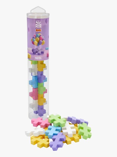 Plus-Plus BIG Byggesæt med Bundplade & Tube 3x15 Dele