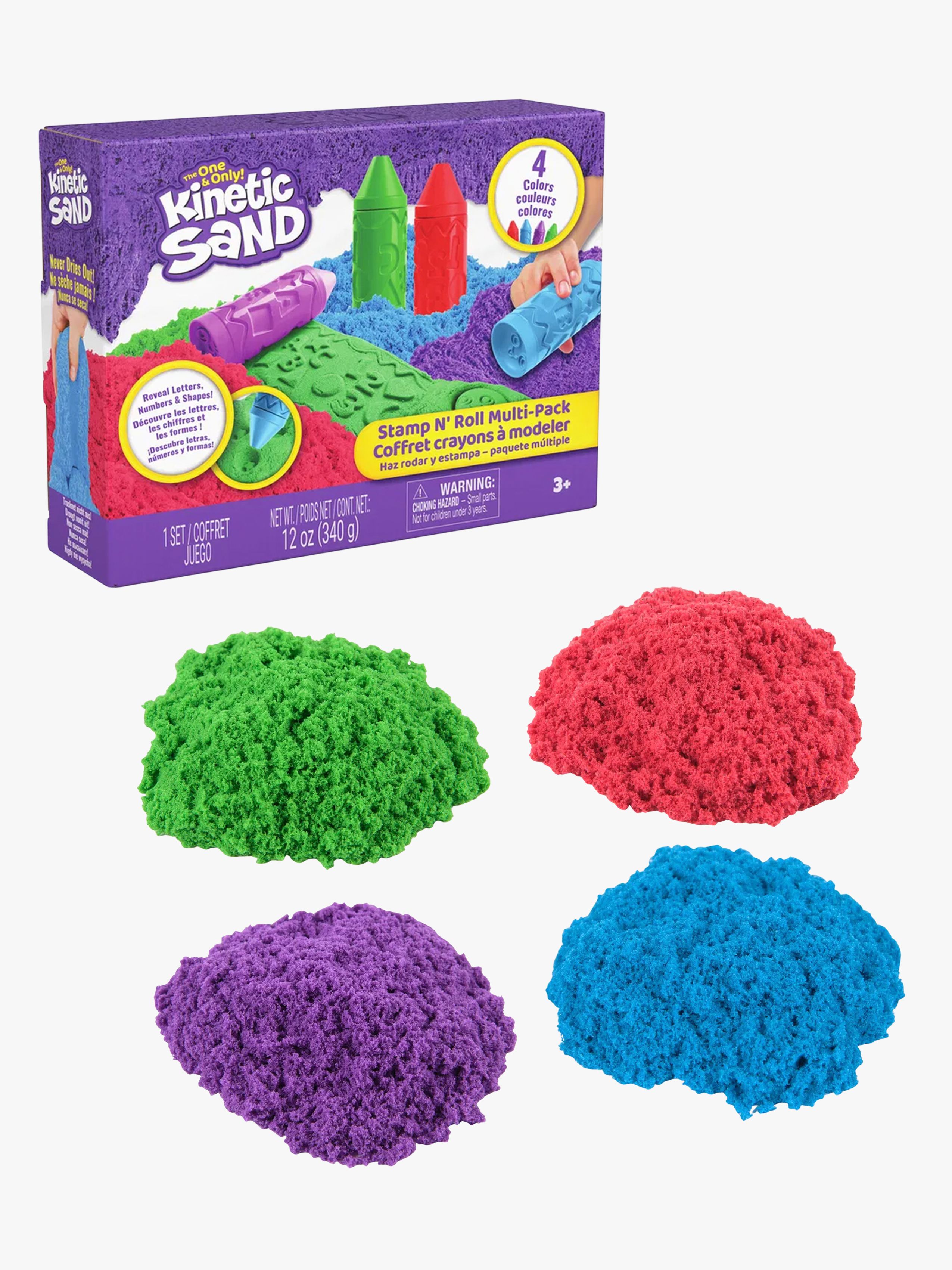 Kinetic Sand Stamp N' Roll Sæt Multipack