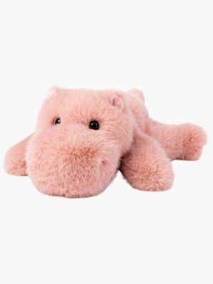 Teddykompaniet Bamse Liggende Flodhest 30 cm, Pink
