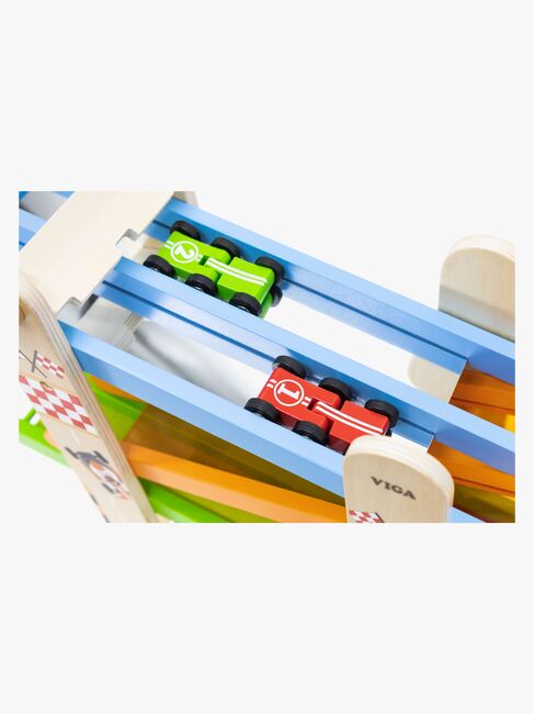 VIGA Dobbelt Rampe Racerbane med Biler