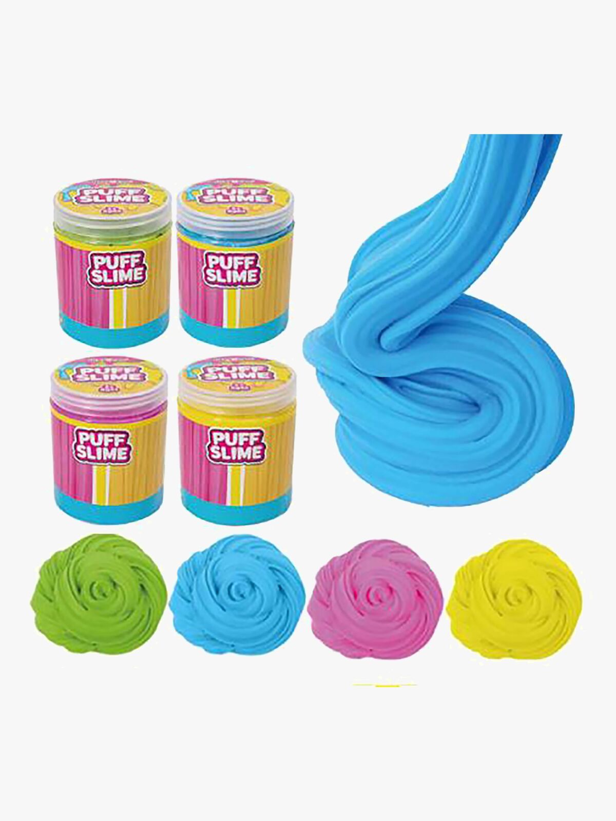 Suntoy Puff Slime Klemmeslime Blandet Udvalg