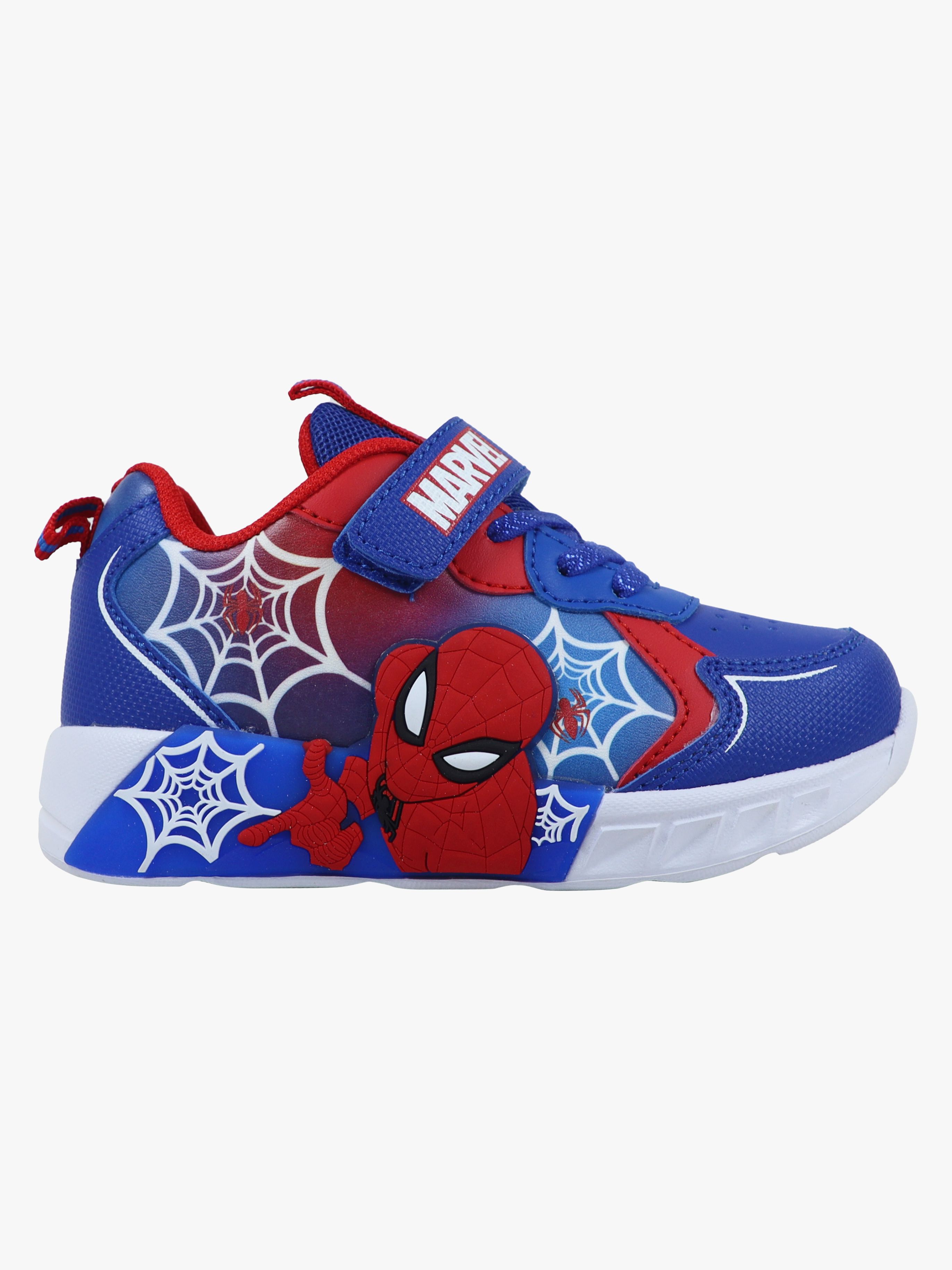 Marvel Spider-Man Blinkende Sneakers, Blå, 26