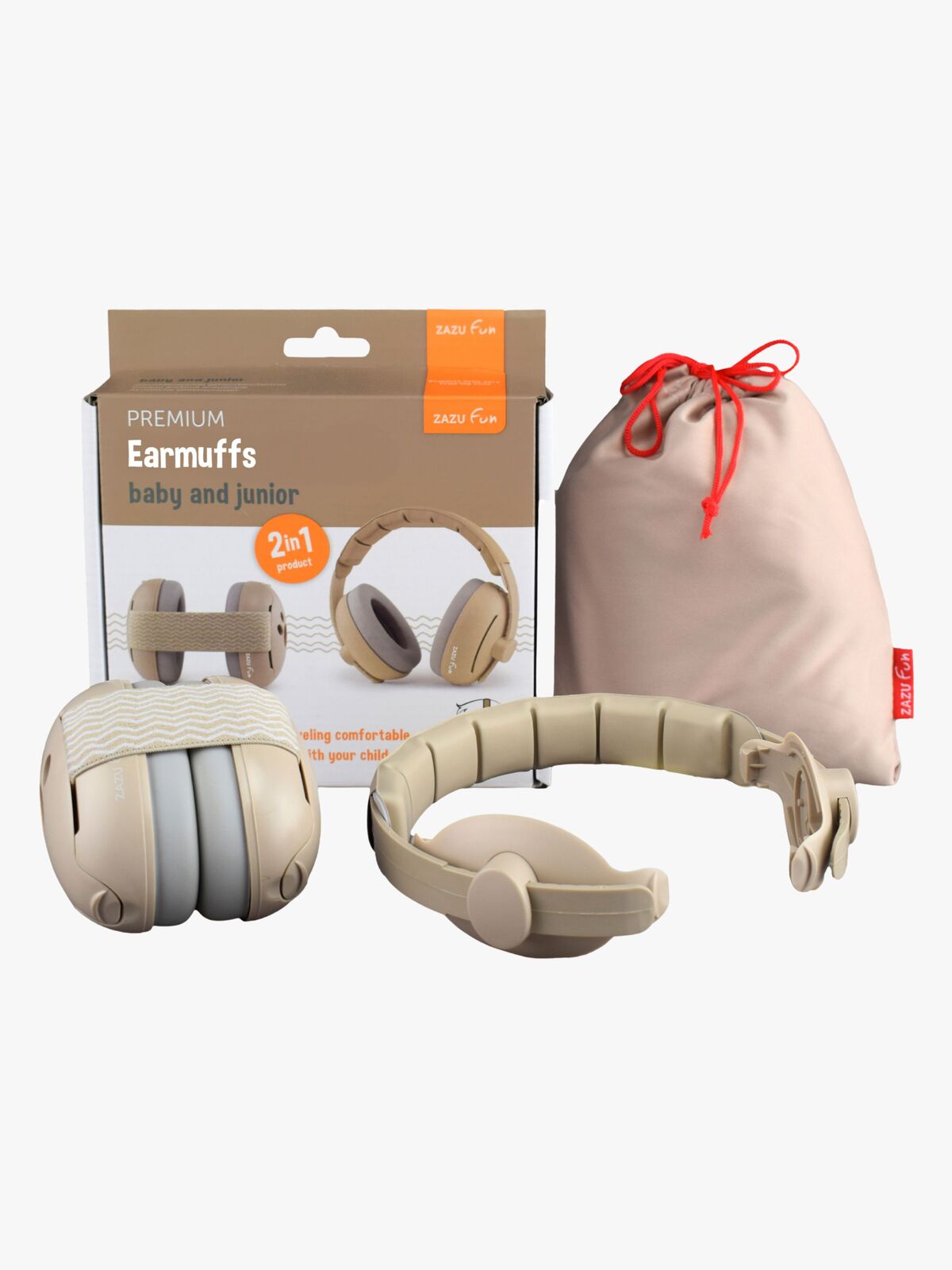 ZAZU Høreværn, Jr Beige