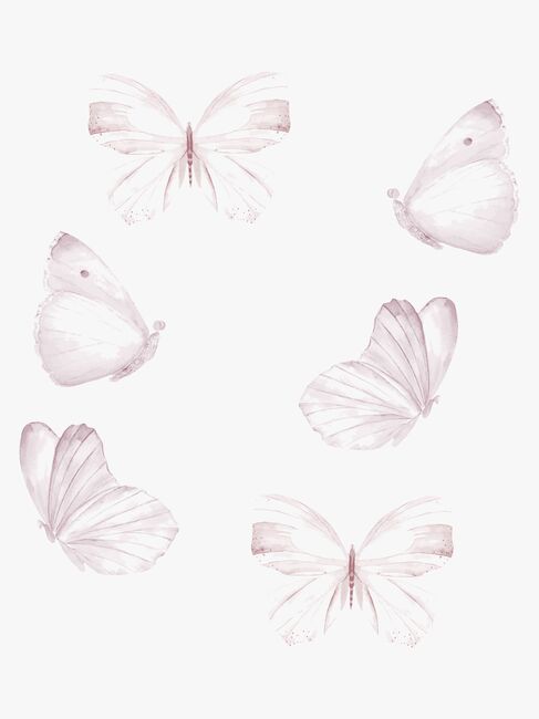 That's Mine Wallsticker Butterfly 6-pak, White
