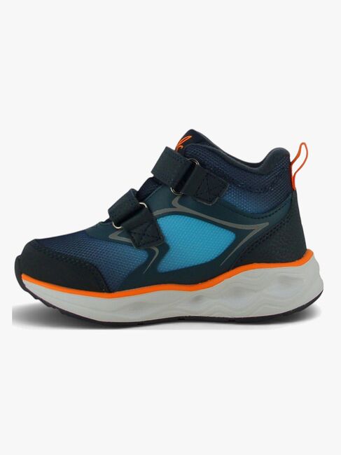 Leaf Kode Blinkende Vandtætte Mid Sneakers, Marineblå LKODE101U-08-2621_4c.jpg