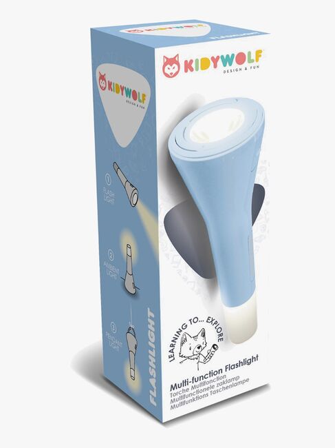 Kidywolf KIDYFLASHLIGHT Lommelygte Tværfunktionalitet, Blå