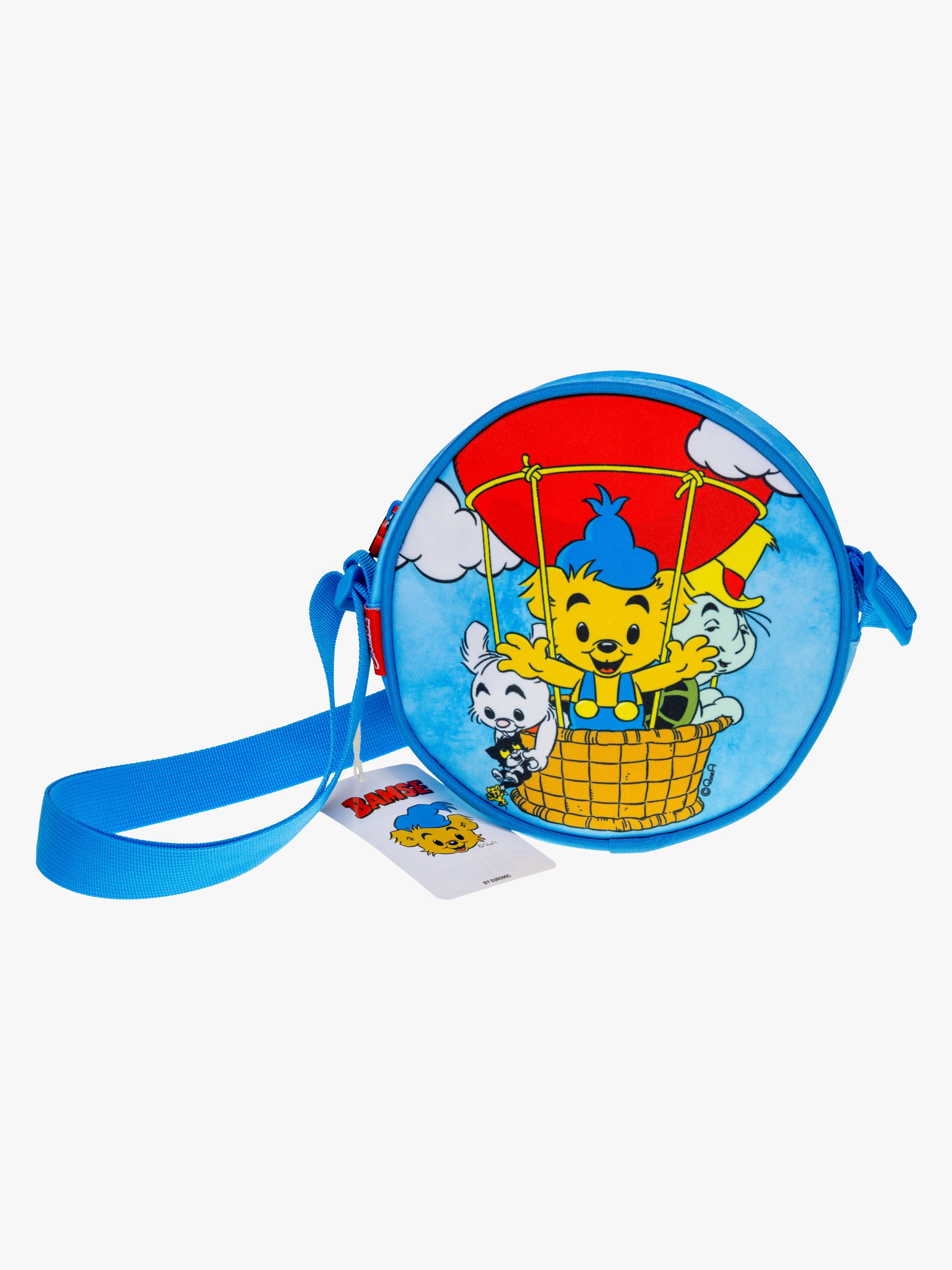 Bamse Verdens Stærkeste Bjørn Rund Taske, Blå