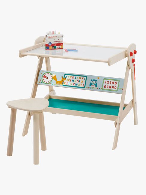 Roba Easel 3-i-1 Tavle med Hylde & Skammel