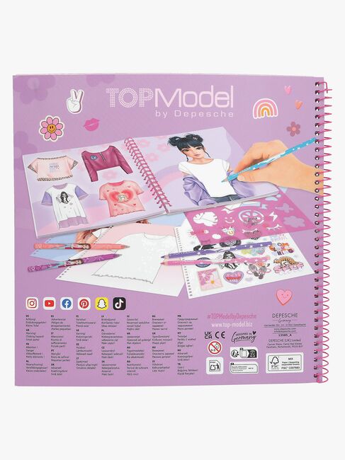 TOPModel T-shirt Designbog DIY-sæt