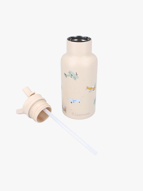 Kidzroom Stainless Steel Drikkedunk 350 ml Small Talk, Beige