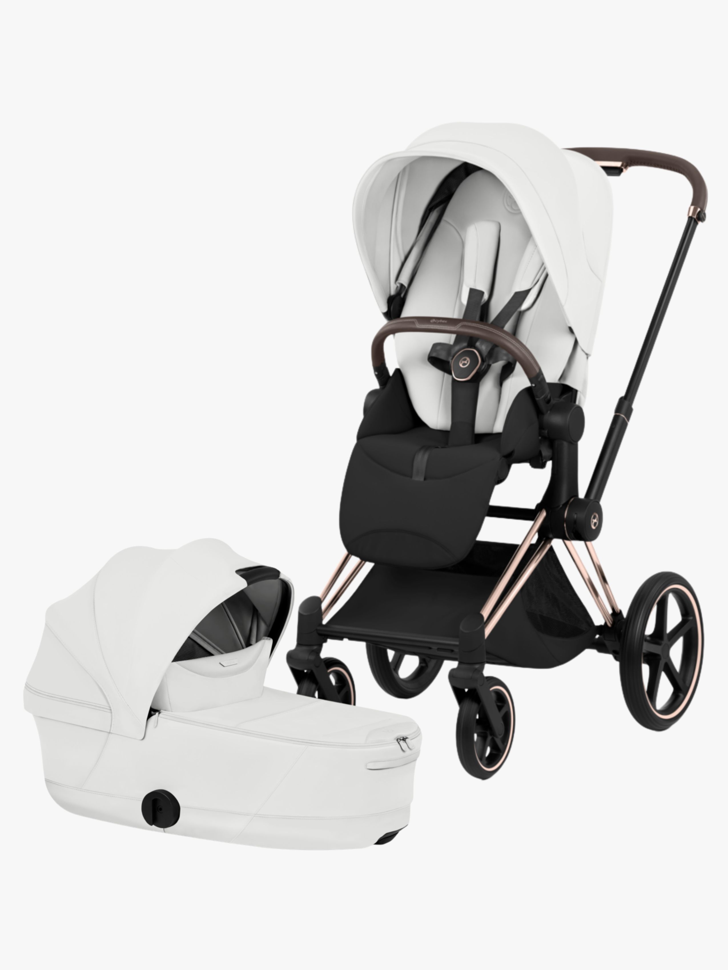Cybex PRIAM Style Duovogn, Rosegold/Off White