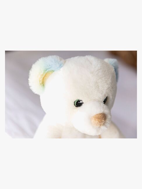 Teddykompaniet Bamse Charlie 25 cm, Regnbuefarvet