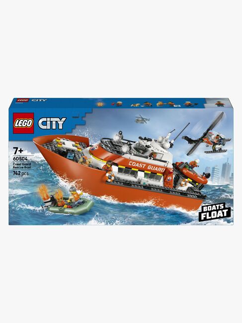 LEGO City 60504 Kystvagtens redningsbåd og helikopter