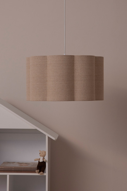 Alice & Fox Lily Lampeskærm M, Beige Linen