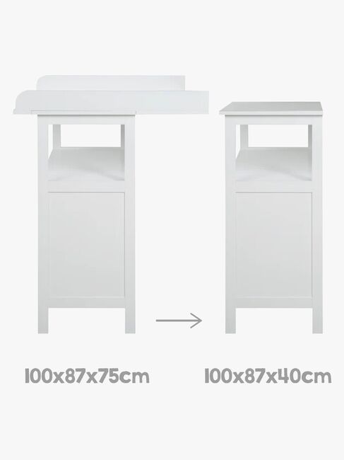 Roba Hamburg Puslekommode inkl. Adapter, Taupe