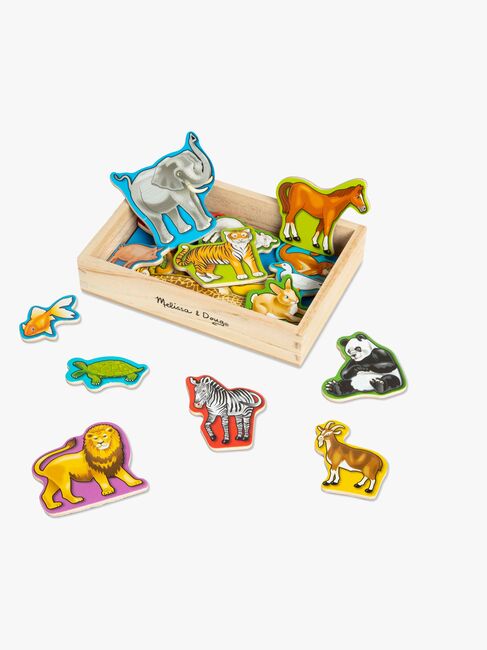 Melissa & Doug Dyremagneter i Træ 20 Stk.