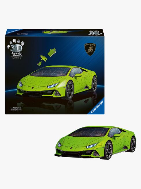 Ravensburger Iconics 3D-puslespil Lamborghini Huracán EVO-Verde 158 Brikker