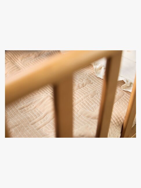 Jollein Strikket Tæppe Ternet Mønster, Oatmeal