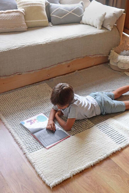 Lorena Canals Woolable Gulvtæppe 120x170, Kaia Smoke Blue