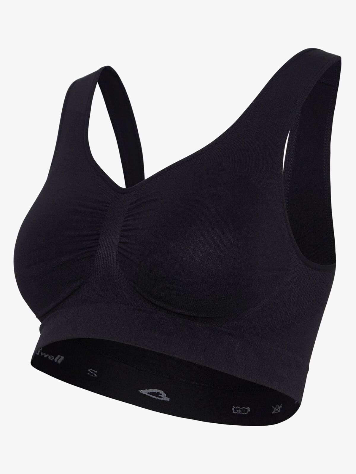 Carriwell Vente-BH Sømløs, Sort