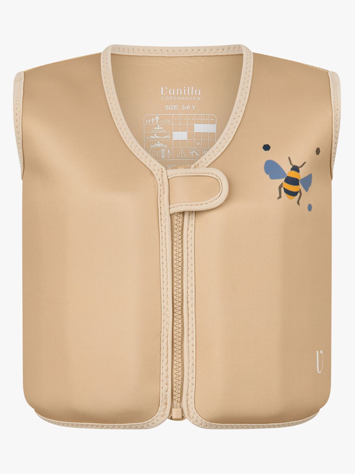 Vanilla Copenhagen Svømmevest, Honeybee/Beige