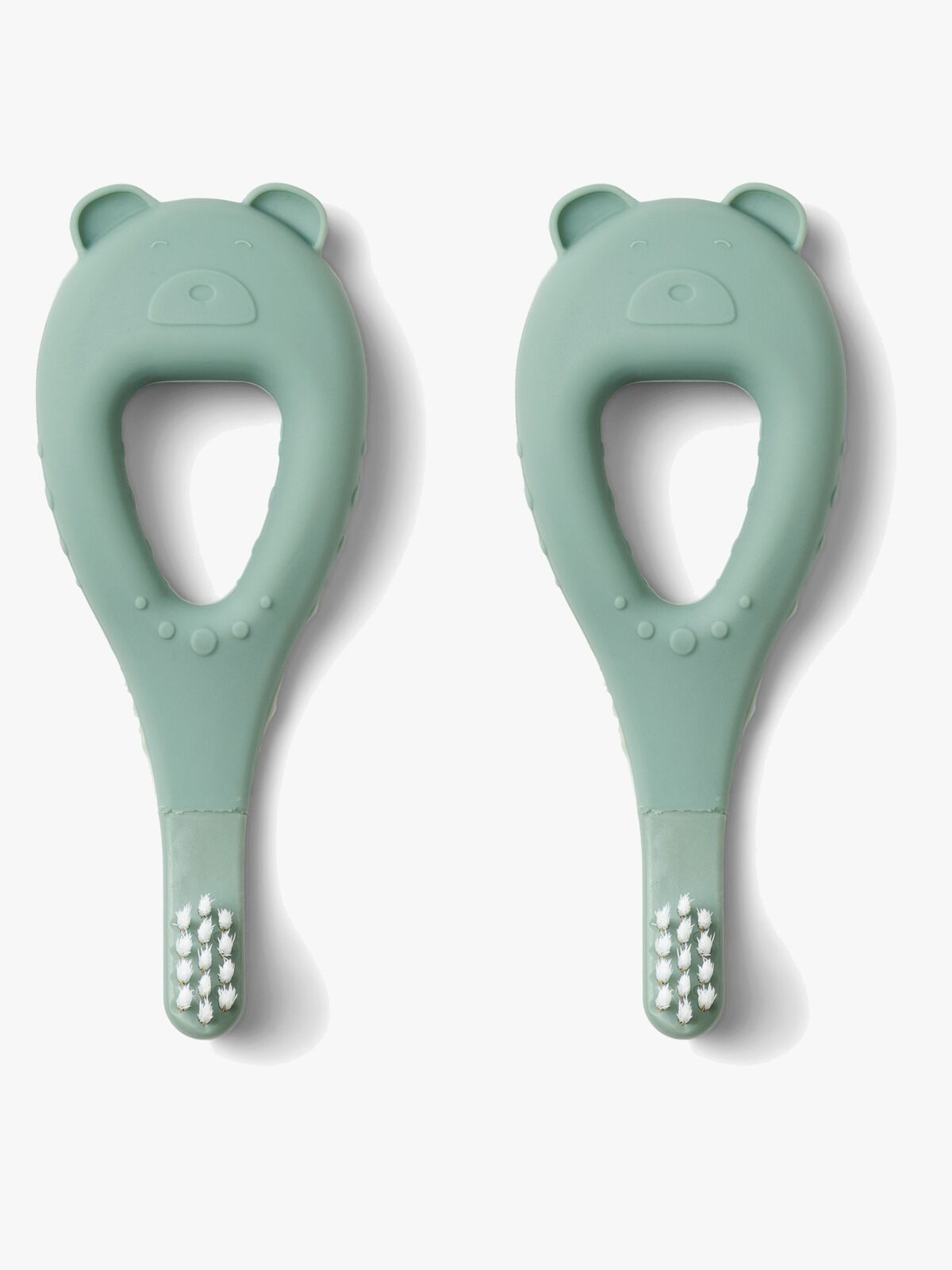 LIEWOOD Janelle Tandbørste Silikone 2-Pak, Peppermint