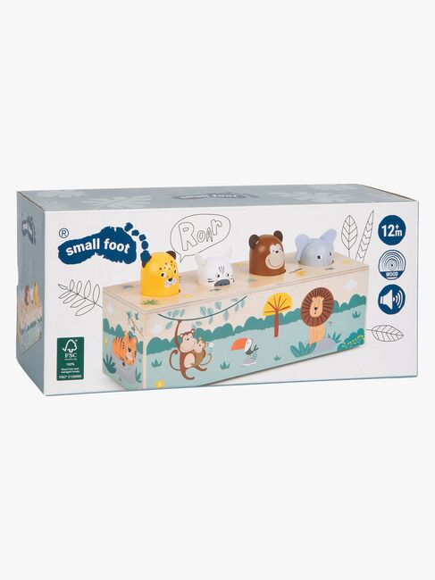 Small Foot Safari Pop-up-legetøj Dyr med Lyd