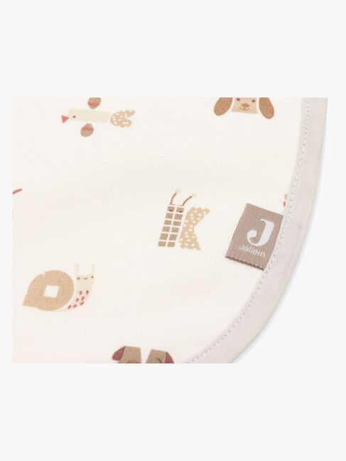 Jollein Bandana Savlemæk Vandtæt 5-pak, Animal Friends